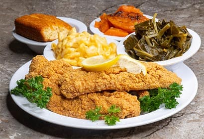 Fried Tilipia Lunch